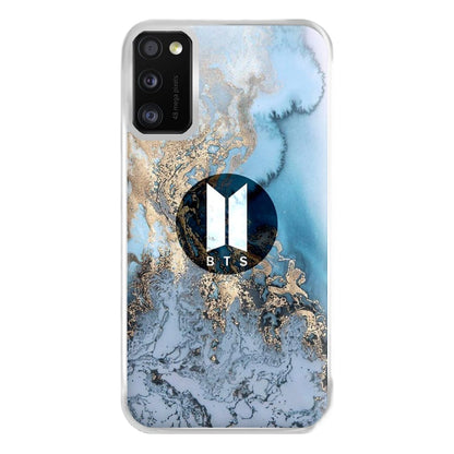 K-Pop Band Logo Marble Phone Case for Galaxy A41