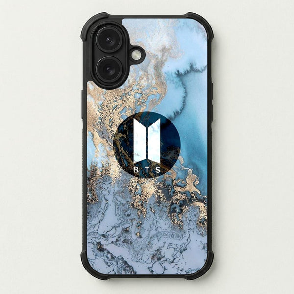 K-Pop Band Logo Marble Phone Case — Bumper case