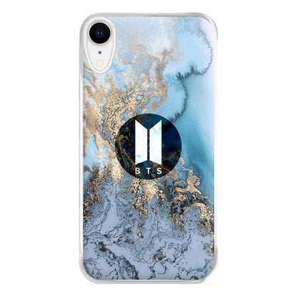 K-Pop Band Logo Marble Phone Case for iPhone XR