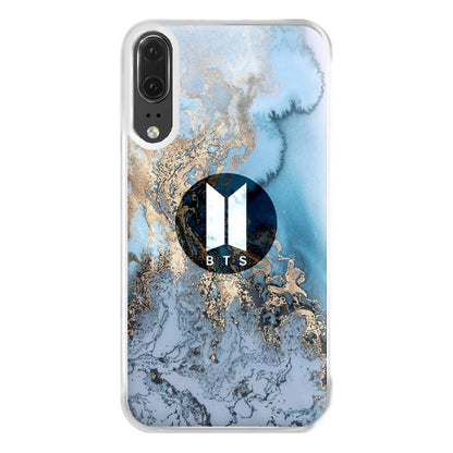 K-Pop Band Logo Marble Phone Case for Huawei P20