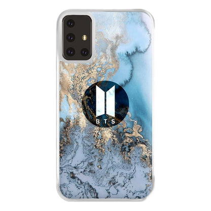 K-Pop Band Logo Marble Phone Case for Galaxy A71