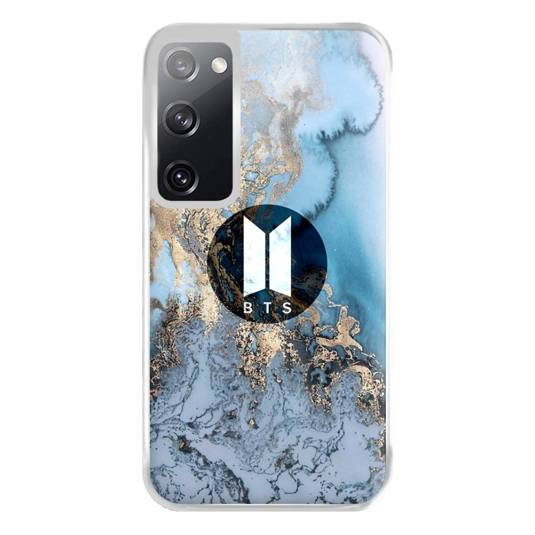 K-Pop Band Logo Marble Phone Case for Galaxy S20