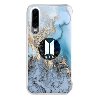 K-Pop Band Logo Marble Phone Case for Huawei P30