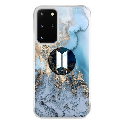 K-Pop Band Logo Marble Phone Case for Galaxy S20 Plus