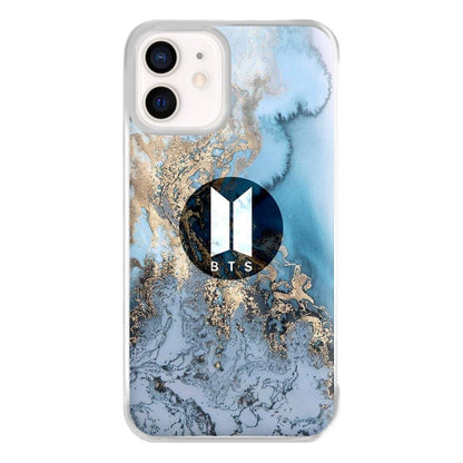 K-Pop Band Logo Marble Phone Case for iPhone 13 Mini