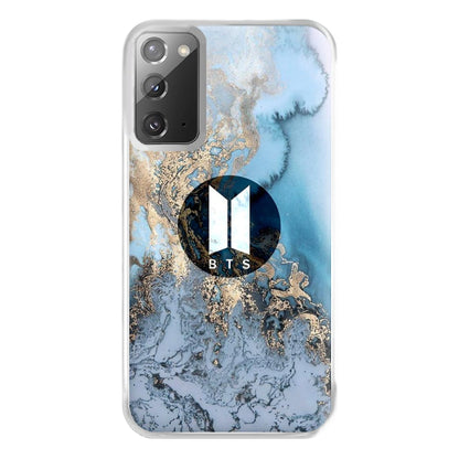 K-Pop Band Logo Marble Phone Case for Galaxy Note 20 Ultra