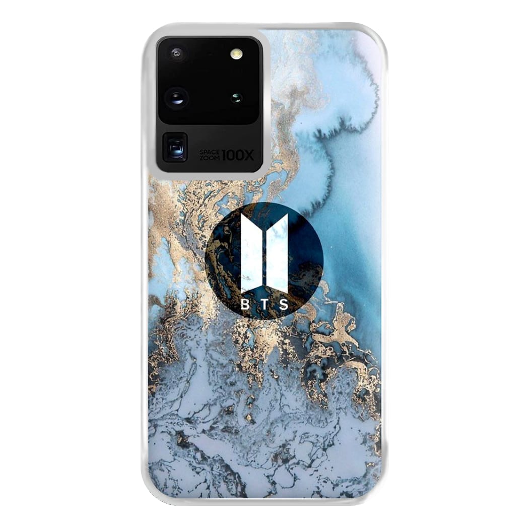 K-Pop Band Logo Marble Phone Case for Galaxy S20 Ultra