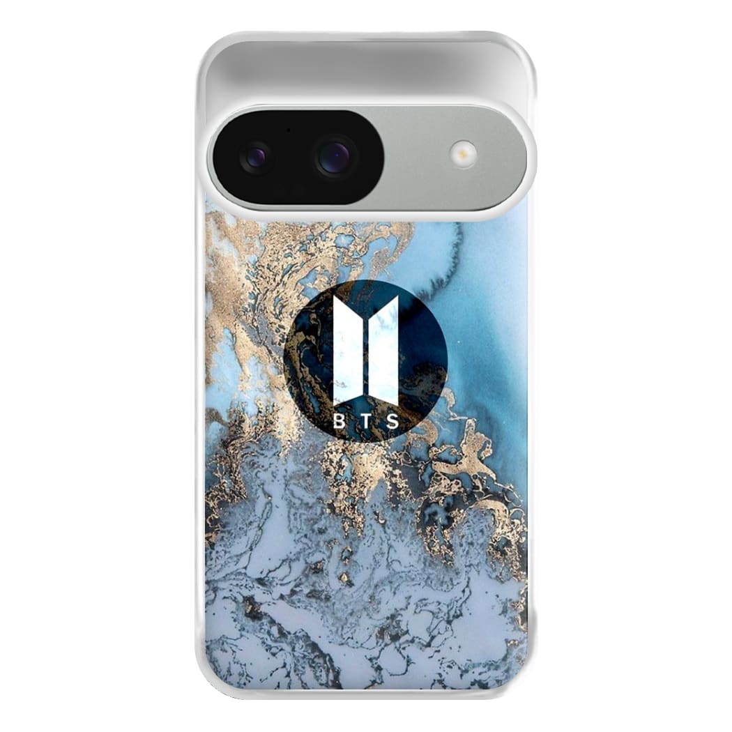 K-Pop Band Logo Marble Phone Case for Google Pixel 9 / 9 Pro