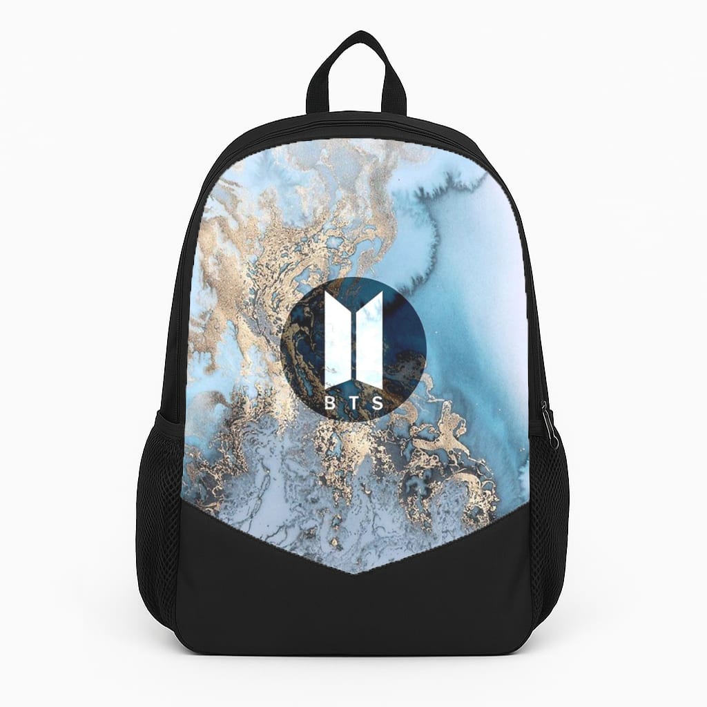 K-Pop Band Logo Marble Backpack