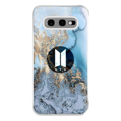 K-Pop Band Logo Marble Phone Case for Galaxy S10e