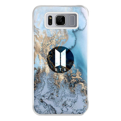 K-Pop Band Logo Marble Phone Case for Galaxy S8 Plus