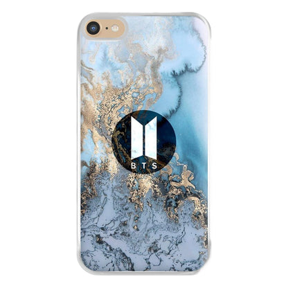 K-Pop Band Logo Marble Phone Case for iPhone 6 Plus / 7 Plus / 8 Plus