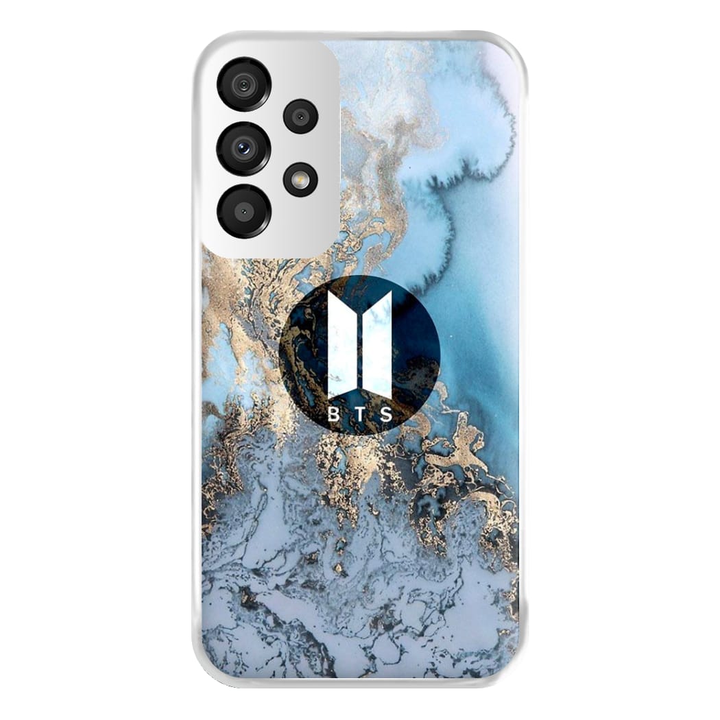 K-Pop Band Logo Marble Phone Case for Galaxy A33