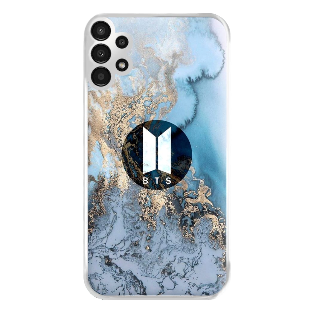 K-Pop Band Logo Marble Phone Case for Galaxy A13