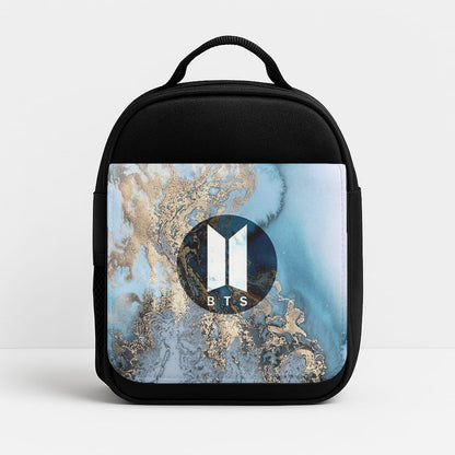 K-Pop Band Logo Marble Insulated Lunchbox