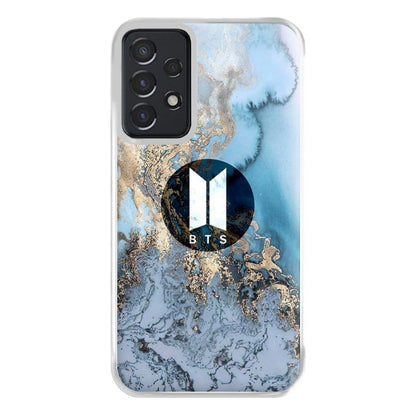 K-Pop Band Logo Marble Phone Case for Galaxy A52 / A52s