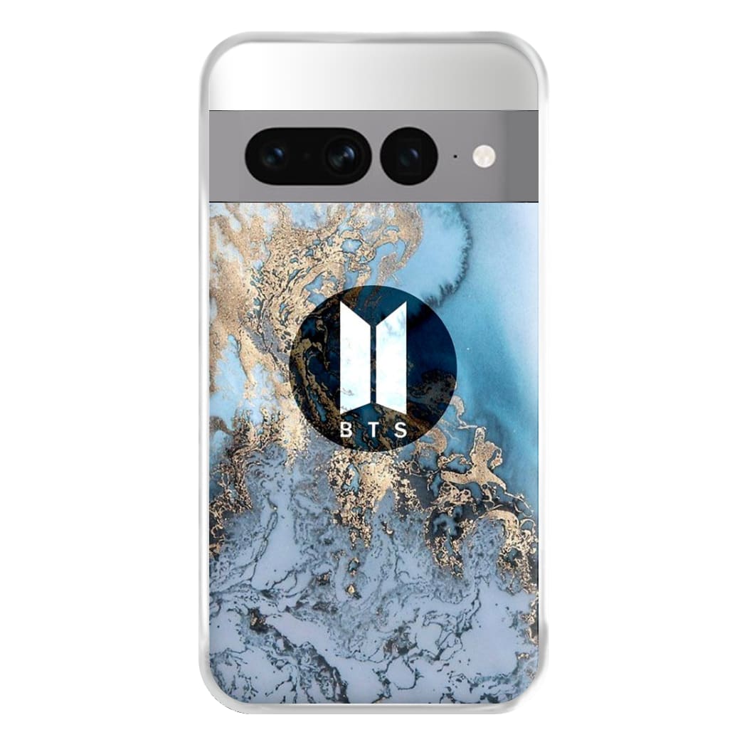 K-Pop Band Logo Marble Phone Case for Google Pixel 7 Pro