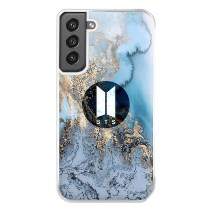 K-Pop Band Logo Marble Phone Case for Galaxy S21FE