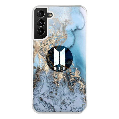 K-Pop Band Logo Marble Phone Case for Galaxy S21 Plus