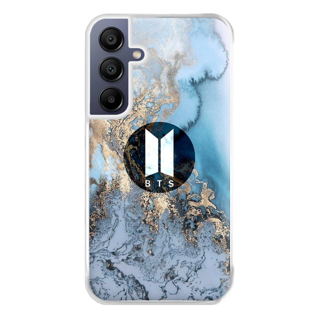 K-Pop Band Logo Marble Phone Case for Galaxy A16