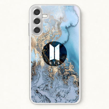 K-Pop Band Logo Marble Phone Case for Galaxy A57