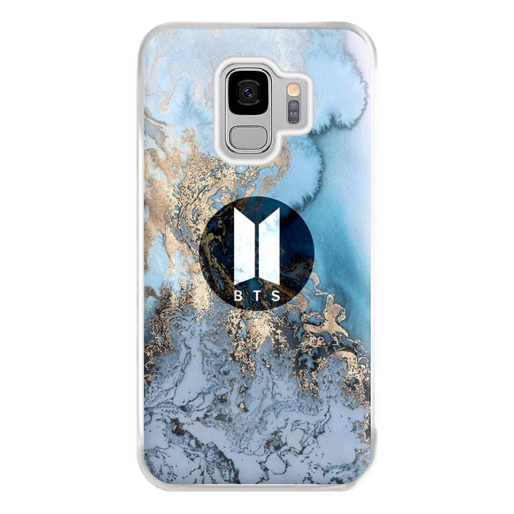 K-Pop Band Logo Marble Phone Case for Galaxy S9 Plus