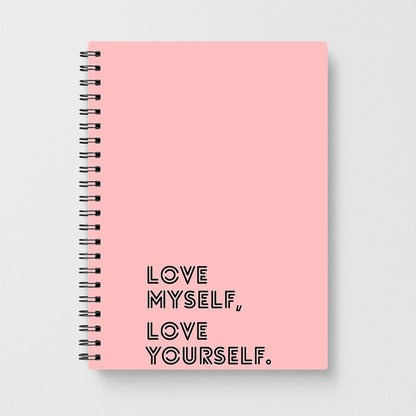 Love Myself, Love Yourself BTS Notebook