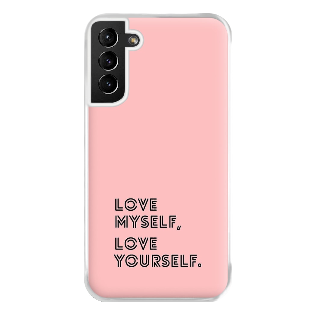 Love Myself, Love Yourself K-Pop Band Phone Case for Galaxy S21 Plus