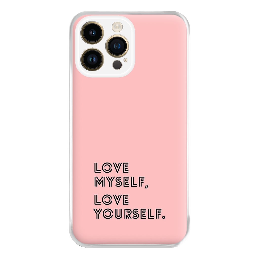 Love Myself, Love Yourself K-Pop Band Phone Case for iPhone 14 Pro Max