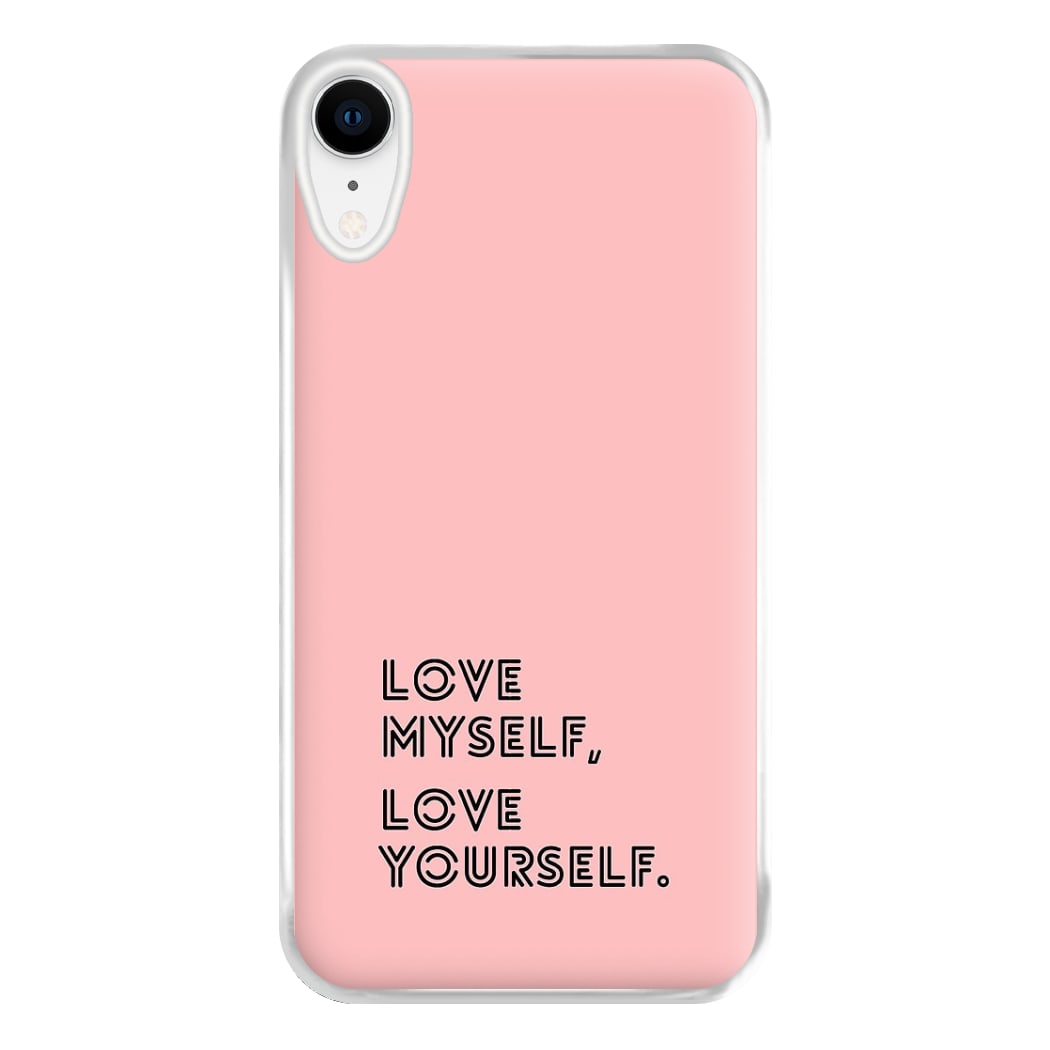 Love Myself, Love Yourself K-Pop Band Phone Case for iPhone XR