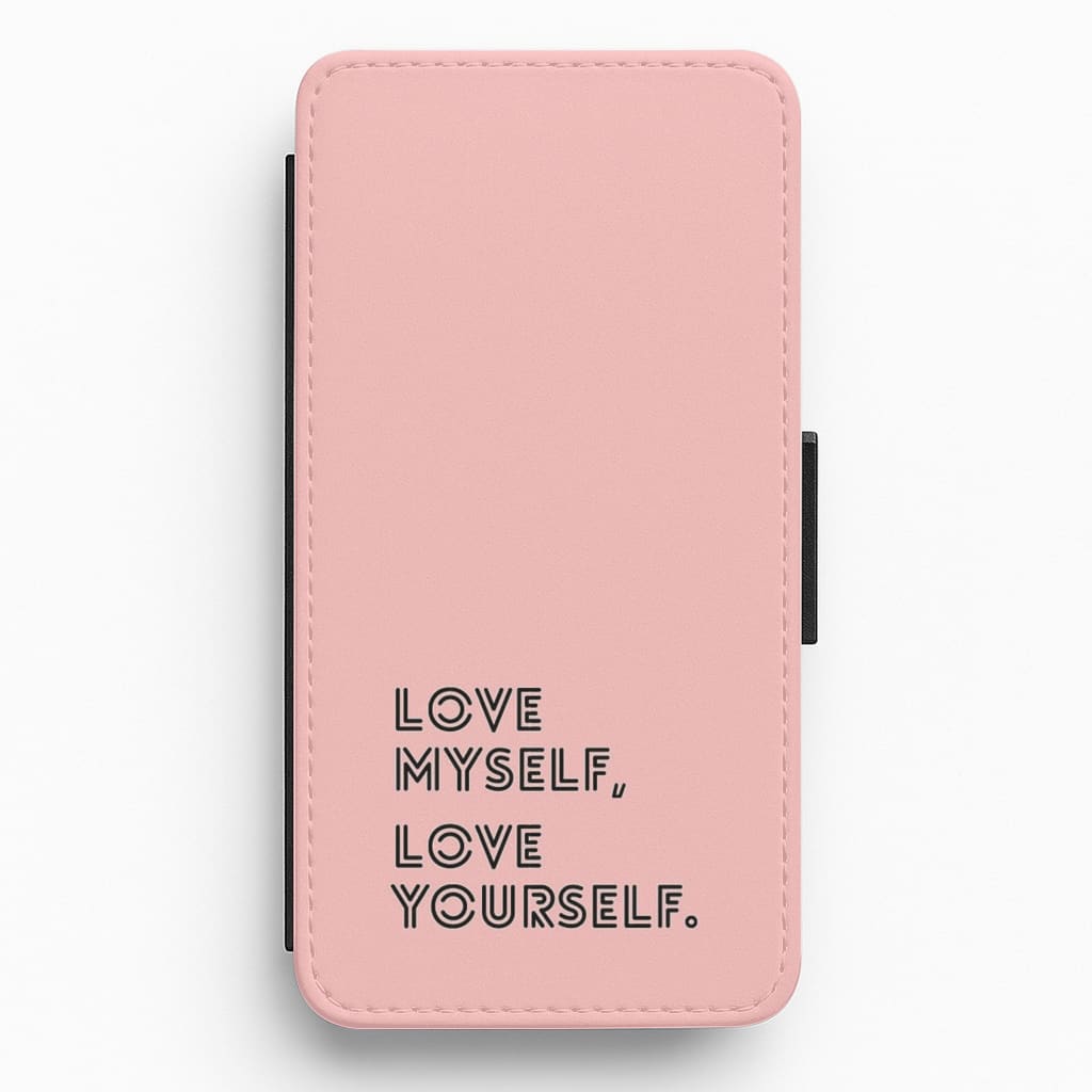 Love Myself, Love Yourself K-Pop Band Flip Wallet Phone Case