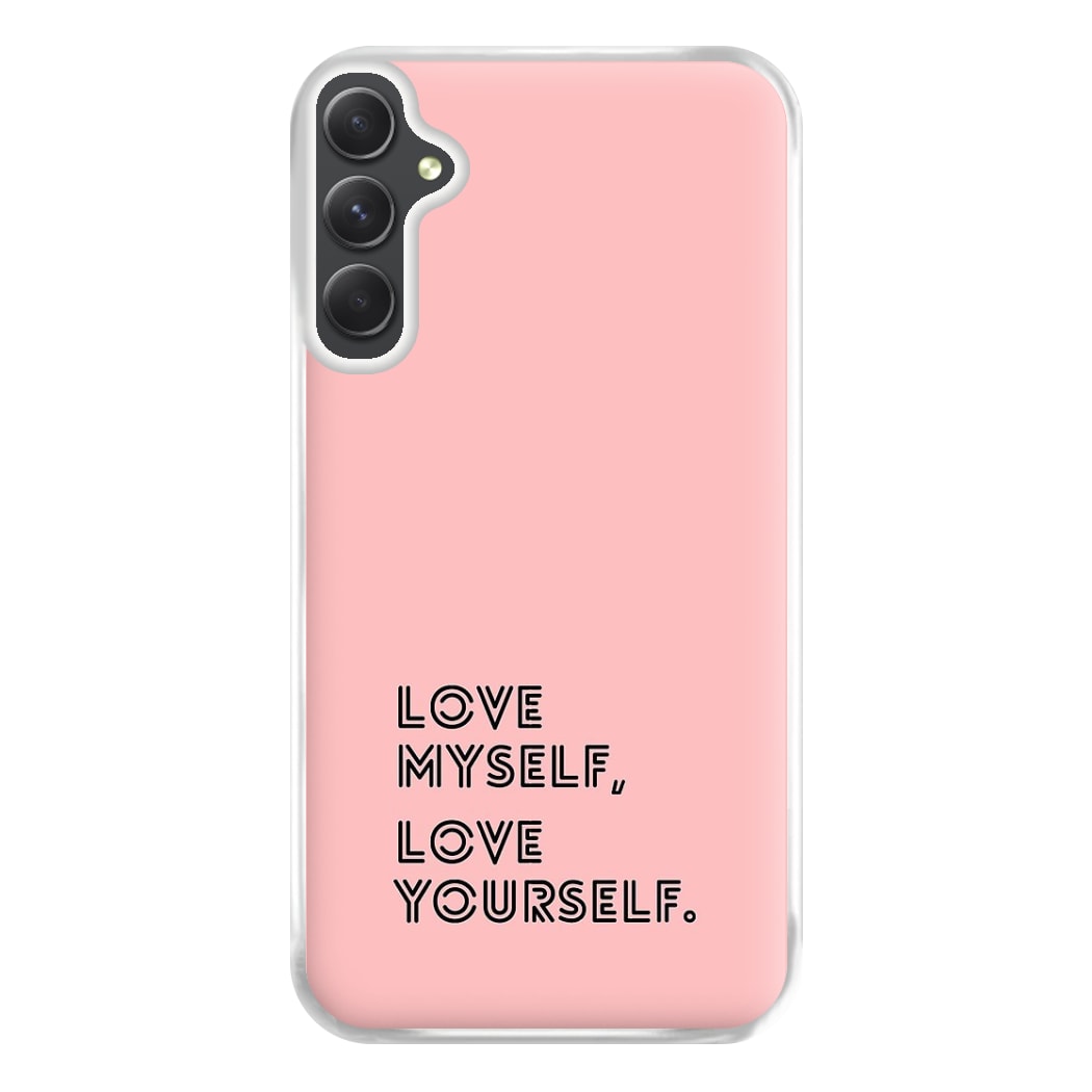 Love Myself, Love Yourself K-Pop Band Phone Case for Galaxy A54