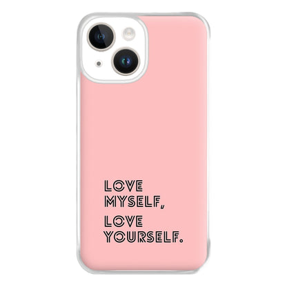 Love Myself, Love Yourself K-Pop Band Phone Case for iPhone 14