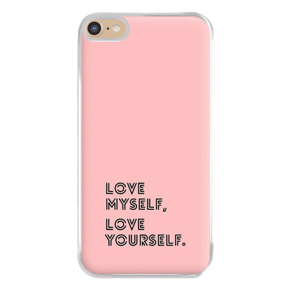 Love Myself, Love Yourself K-Pop Band Phone Case for iPhone 6 Plus / 7 Plus / 8 Plus