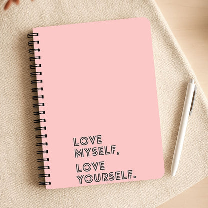 Love Myself, Love Yourself K-Pop Band Notepad