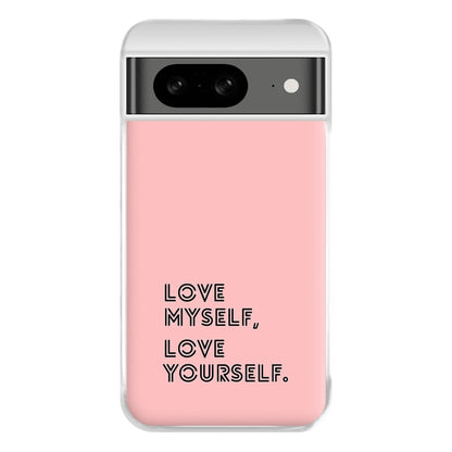 Love Myself, Love Yourself K-Pop Band Phone Case for Google Pixel 8