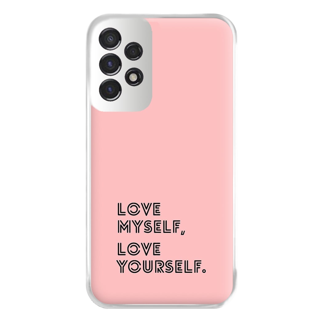 Love Myself, Love Yourself K-Pop Band Phone Case for Galaxy A53