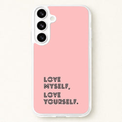 Love Myself, Love Yourself K-Pop Band Phone Case for Galaxy S26 Plus