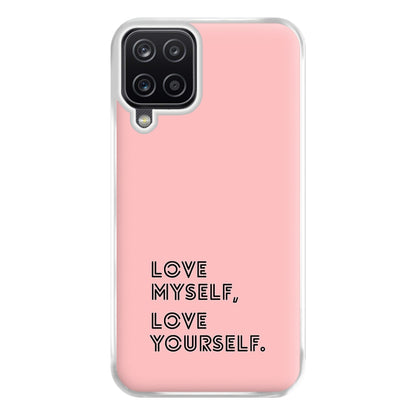 Love Myself, Love Yourself K-Pop Band Phone Case for Galaxy A12