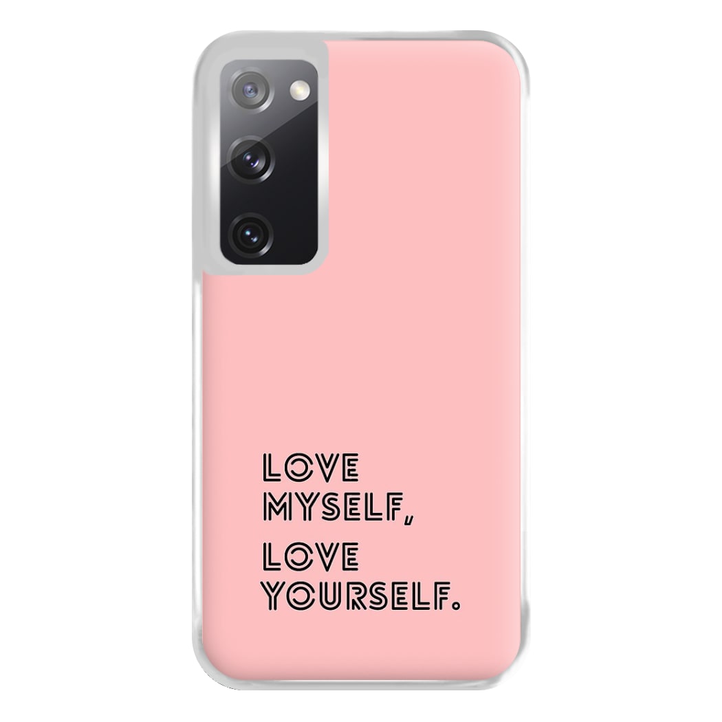 Love Myself, Love Yourself K-Pop Band Phone Case for Galaxy S20FE