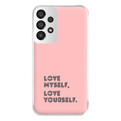 Love Myself, Love Yourself K-Pop Band Phone Case for Galaxy A33