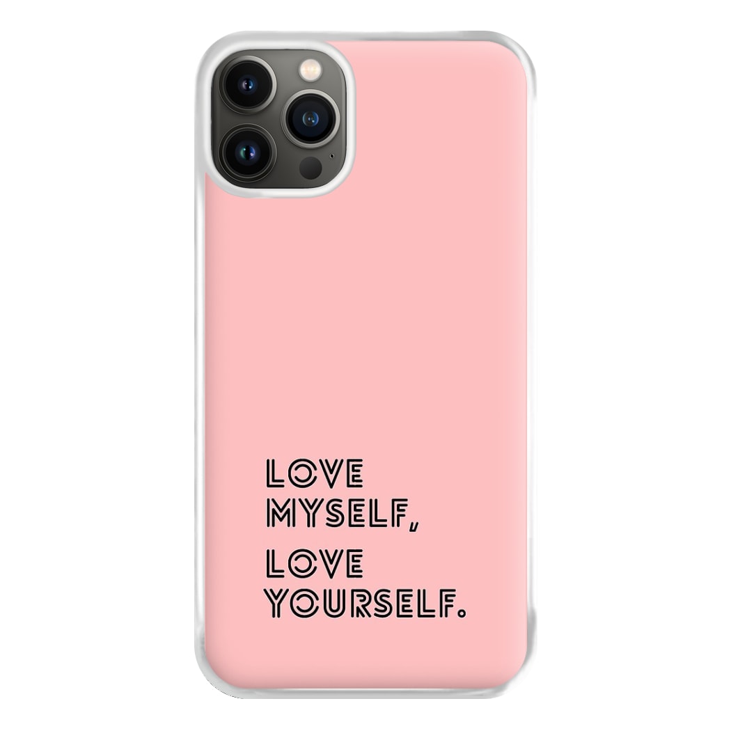 Love Myself, Love Yourself K-Pop Band Phone Case for iPhone 13