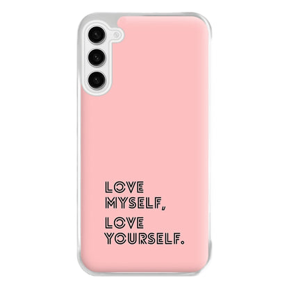 Love Myself, Love Yourself K-Pop Band Phone Case for Galaxy S23FE