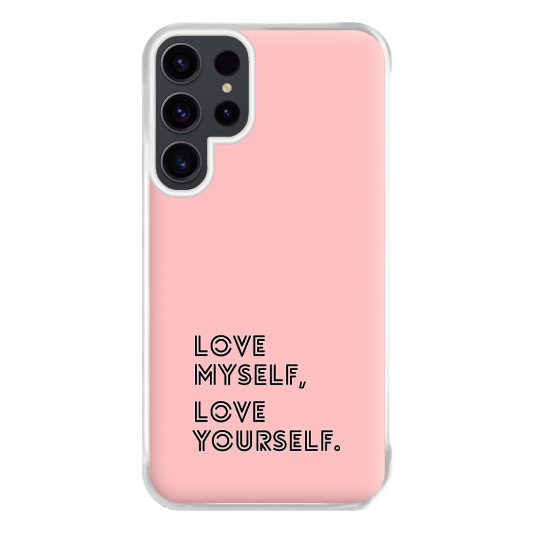 Love Myself, Love Yourself K-Pop Band Phone Case for Galaxy S23 Ultra