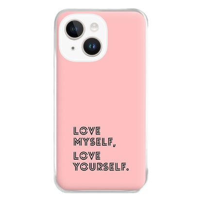 Love Myself, Love Yourself K-Pop Band Phone Case for iPhone 14 Plus