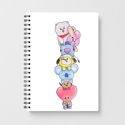 BTS BT21 Drawing Notebook