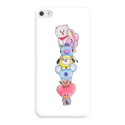 K-Pop Band BT21 Drawing Phone Case for iPhone 5 / 5s / SE 2016