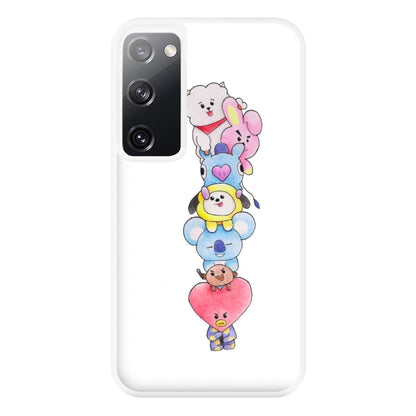 K-Pop Band BT21 Drawing Phone Case for Galaxy S20