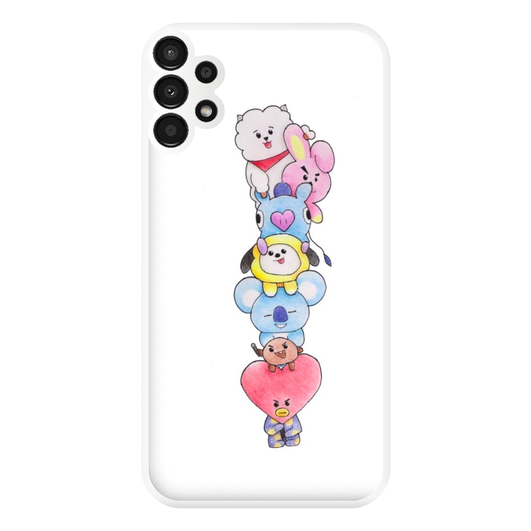 K-Pop Band BT21 Drawing Phone Case for Galaxy A13