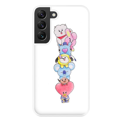 K-Pop Band BT21 Drawing Phone Case for Galaxy S22 Plus